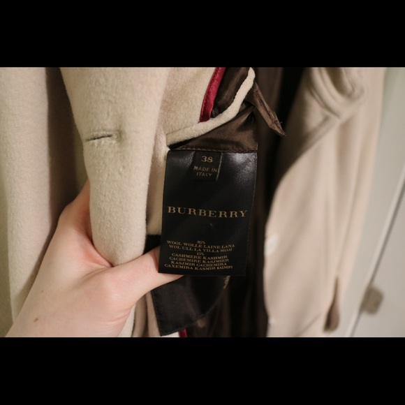 Burberry Wool/ Cashmere Coat - Picture 2 of 5